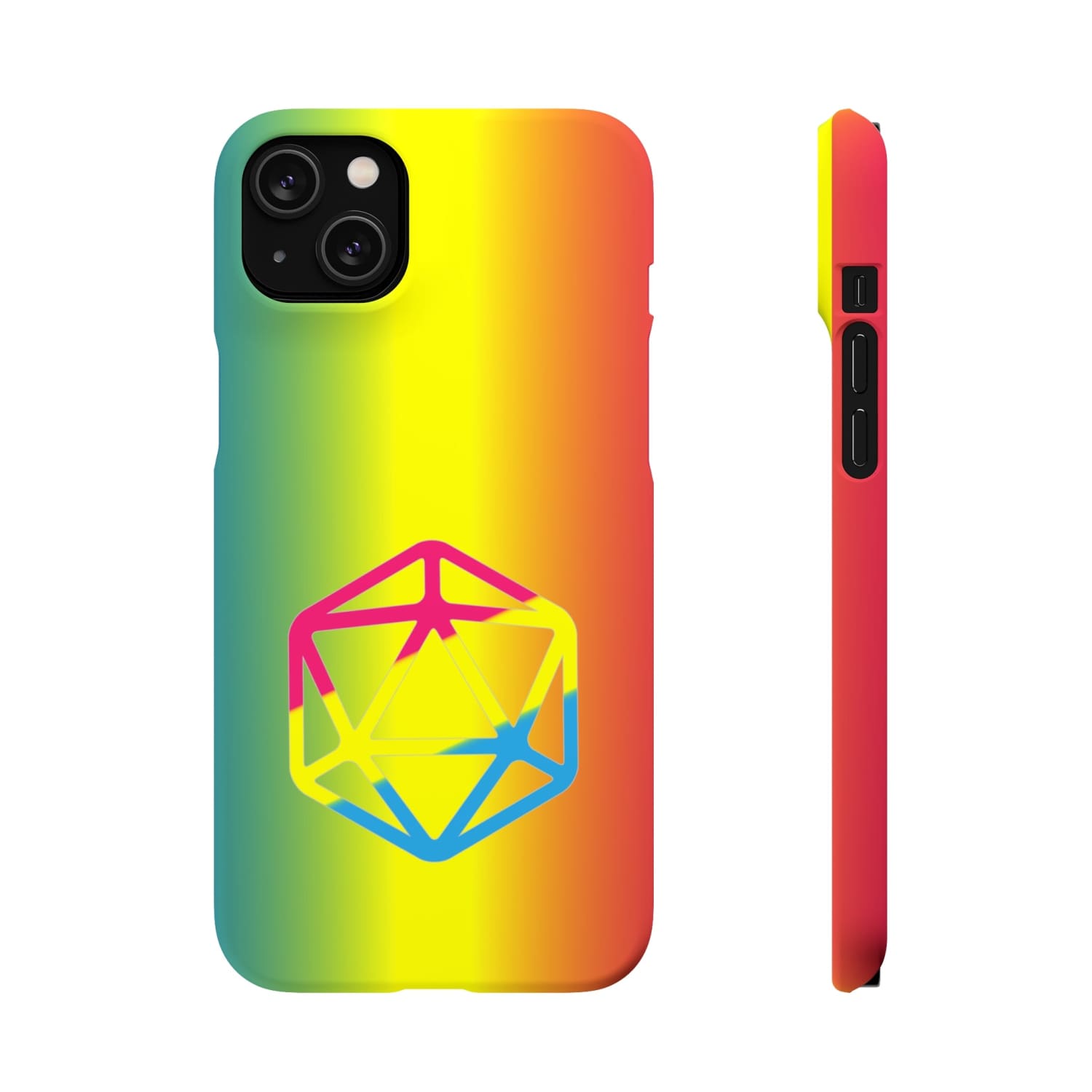 D20 Critical Pride Pan Pride PY Snap Phone Case - iPhone 14 Plus / Matte - Phone Case