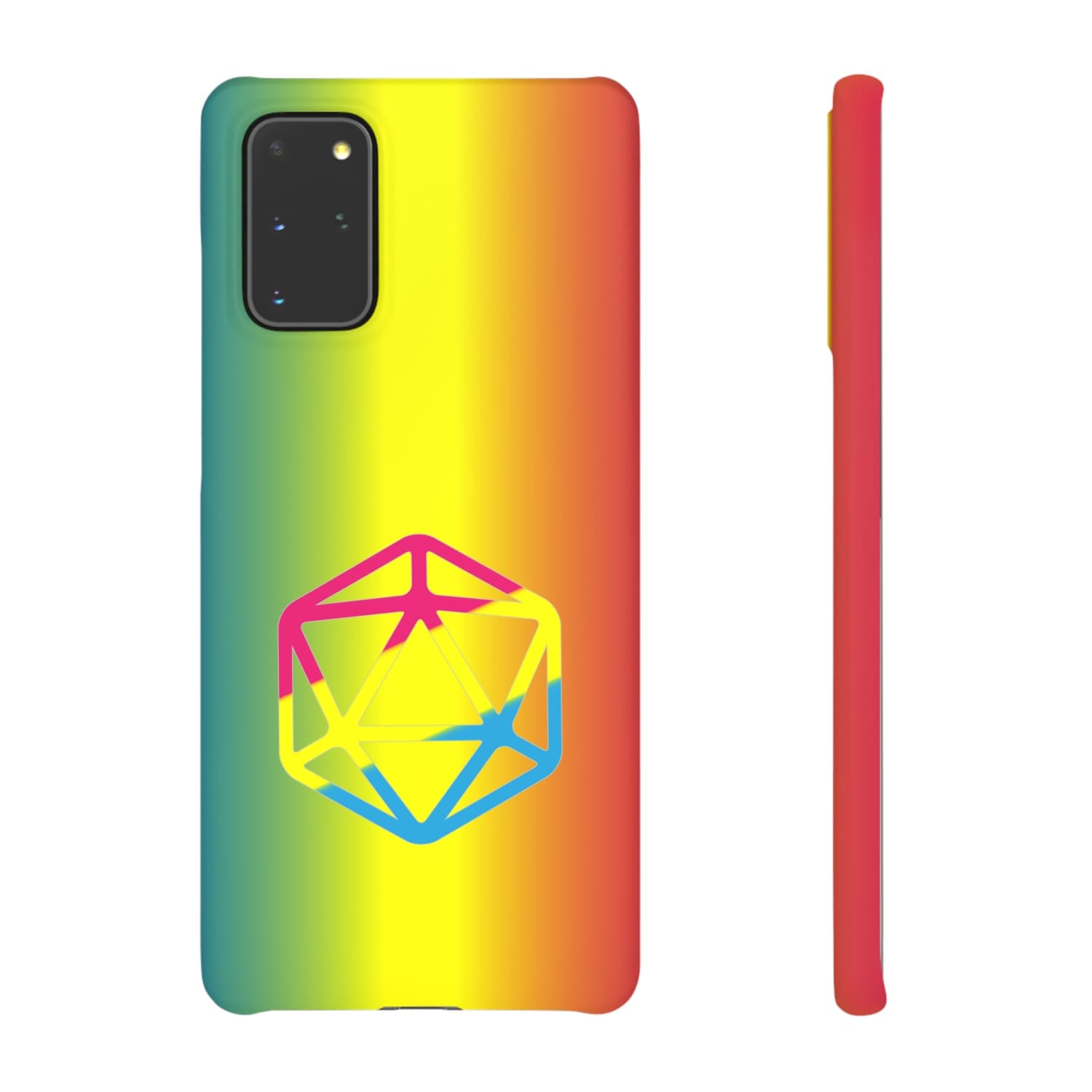 D20 Critical Pride Pan Pride PY Snap Phone Case - Samsung Galaxy S20+ / Matte - Phone Case