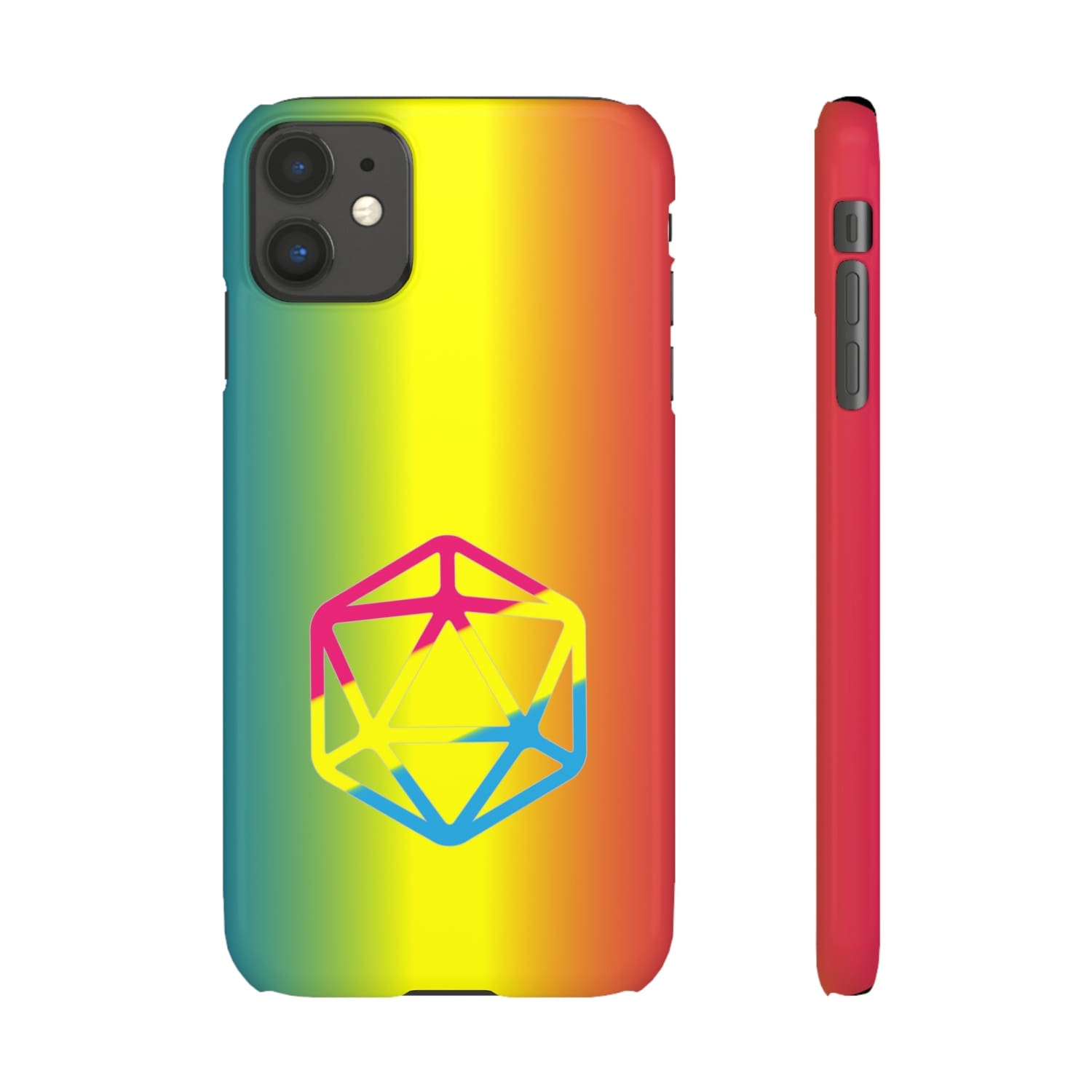 D20 Critical Pride Pan Pride PY Snap Phone Case - iPhone 11 / Glossy - Phone Case