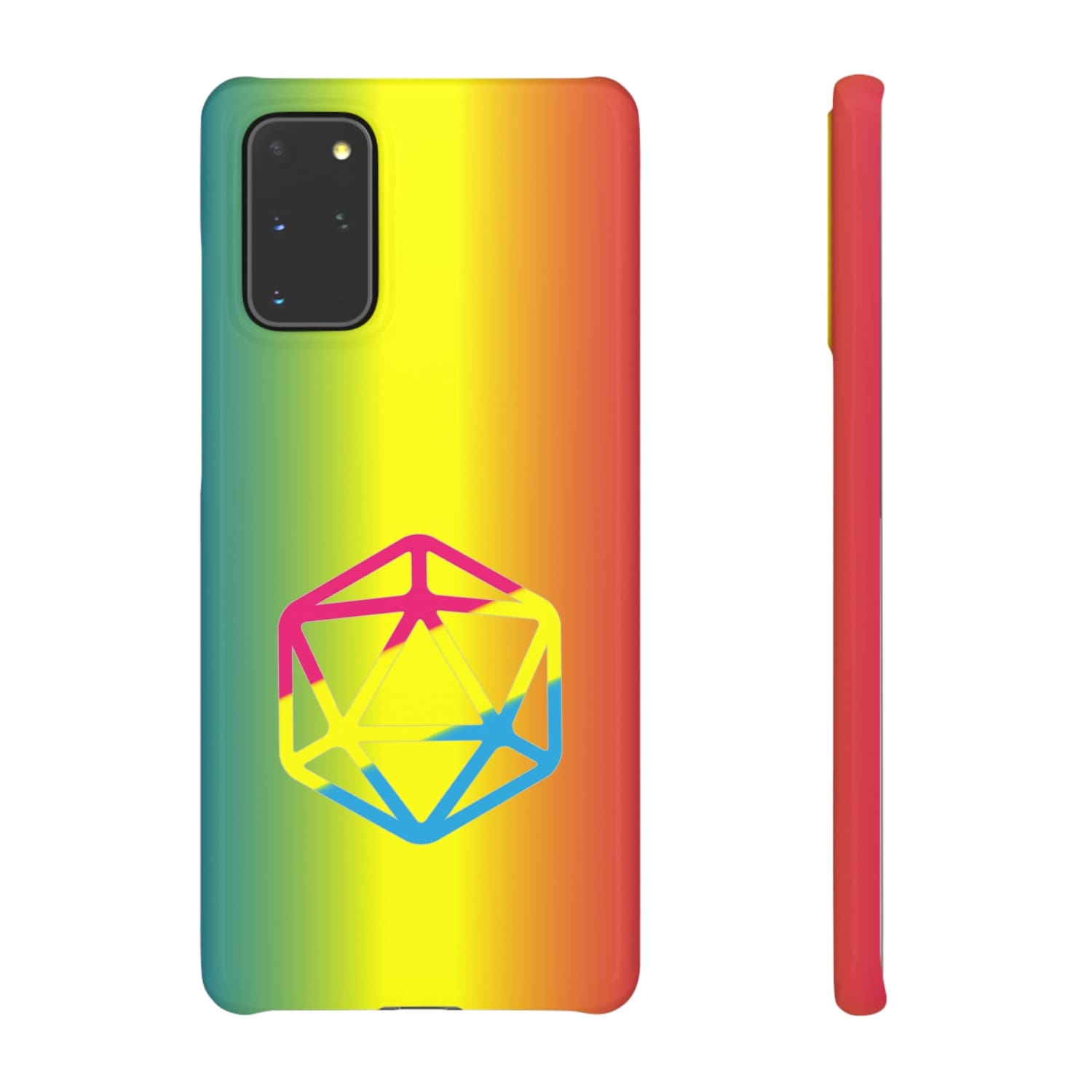 D20 Critical Pride Pan Pride PY Snap Phone Case - Samsung Galaxy S20+ / Glossy - Phone Case