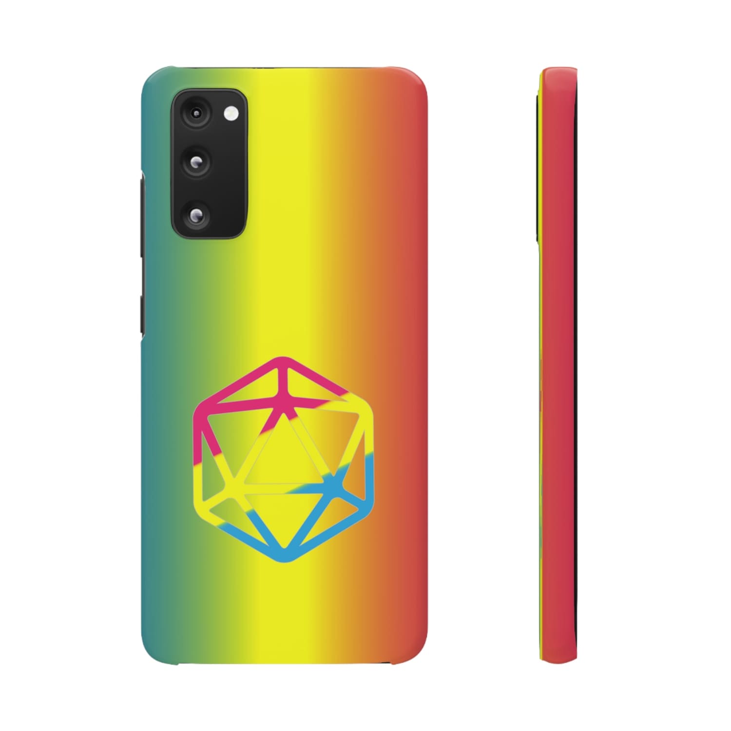 D20 Critical Pride Pan Pride PY Snap Phone Case - Samsung Galaxy S20 FE / Glossy - Phone Case