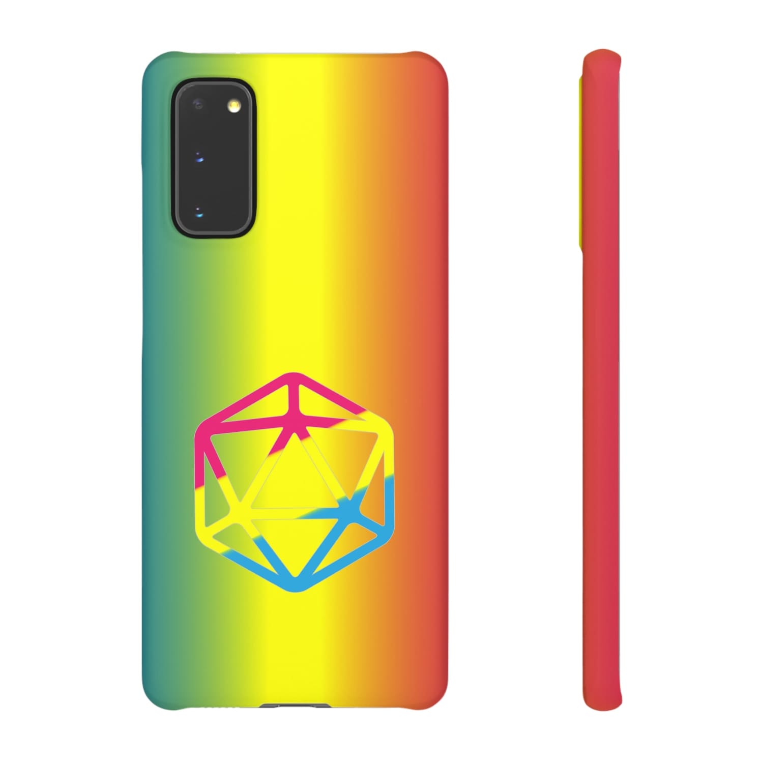 D20 Critical Pride Pan Pride PY Snap Phone Case - Samsung Galaxy S20 / Matte - Phone Case
