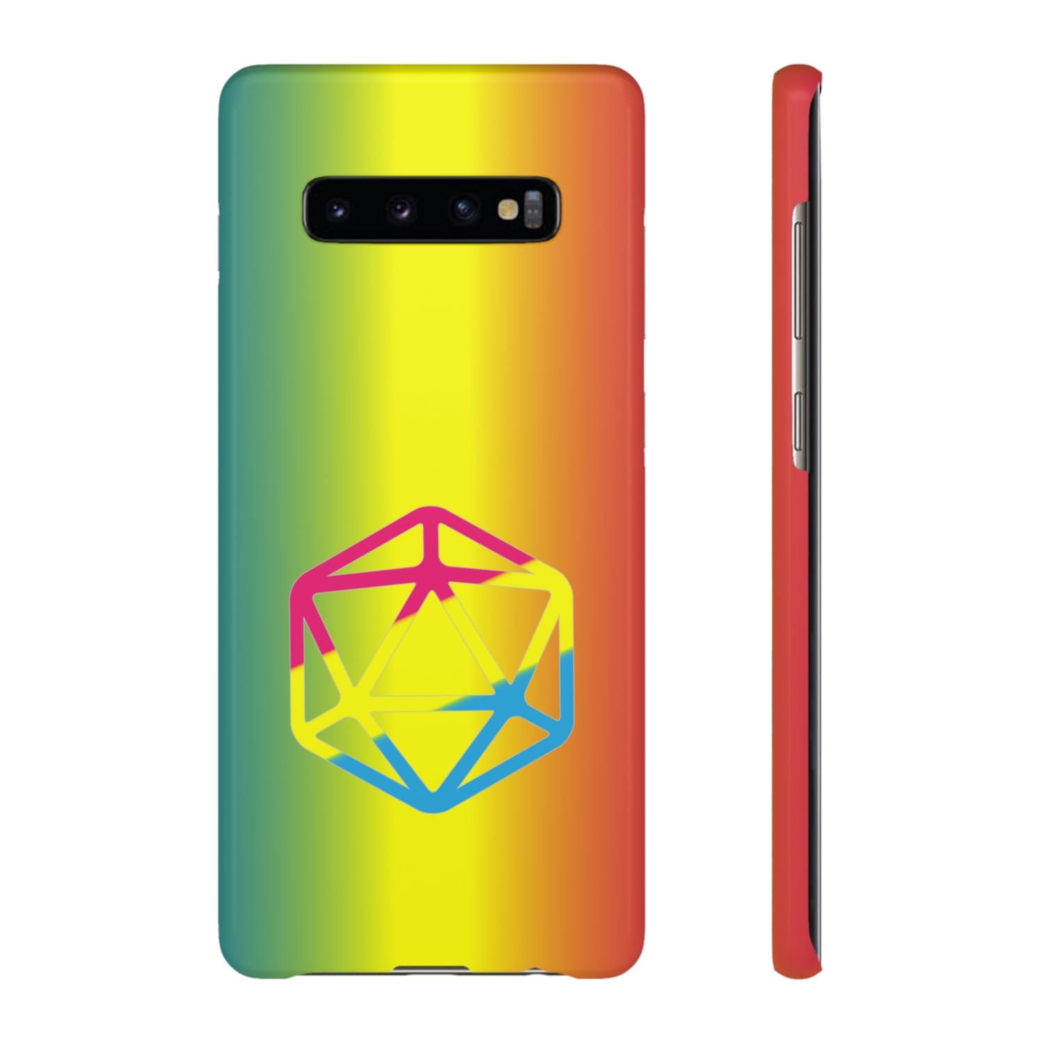 D20 Critical Pride Pan Pride PY Snap Phone Case - Samsung Galaxy S10 Plus / Glossy - Phone Case