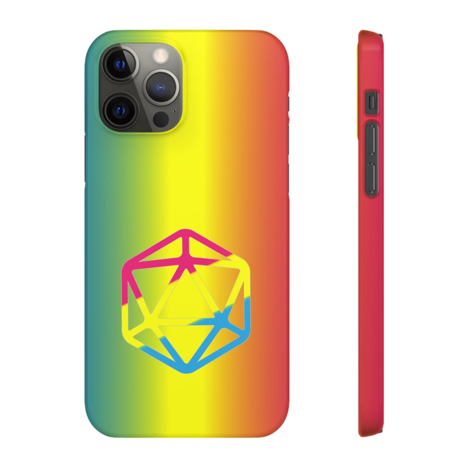 D20 Critical Pride Pan Pride PY Snap Phone Case - iPhone 12 Pro / Glossy - Phone Case