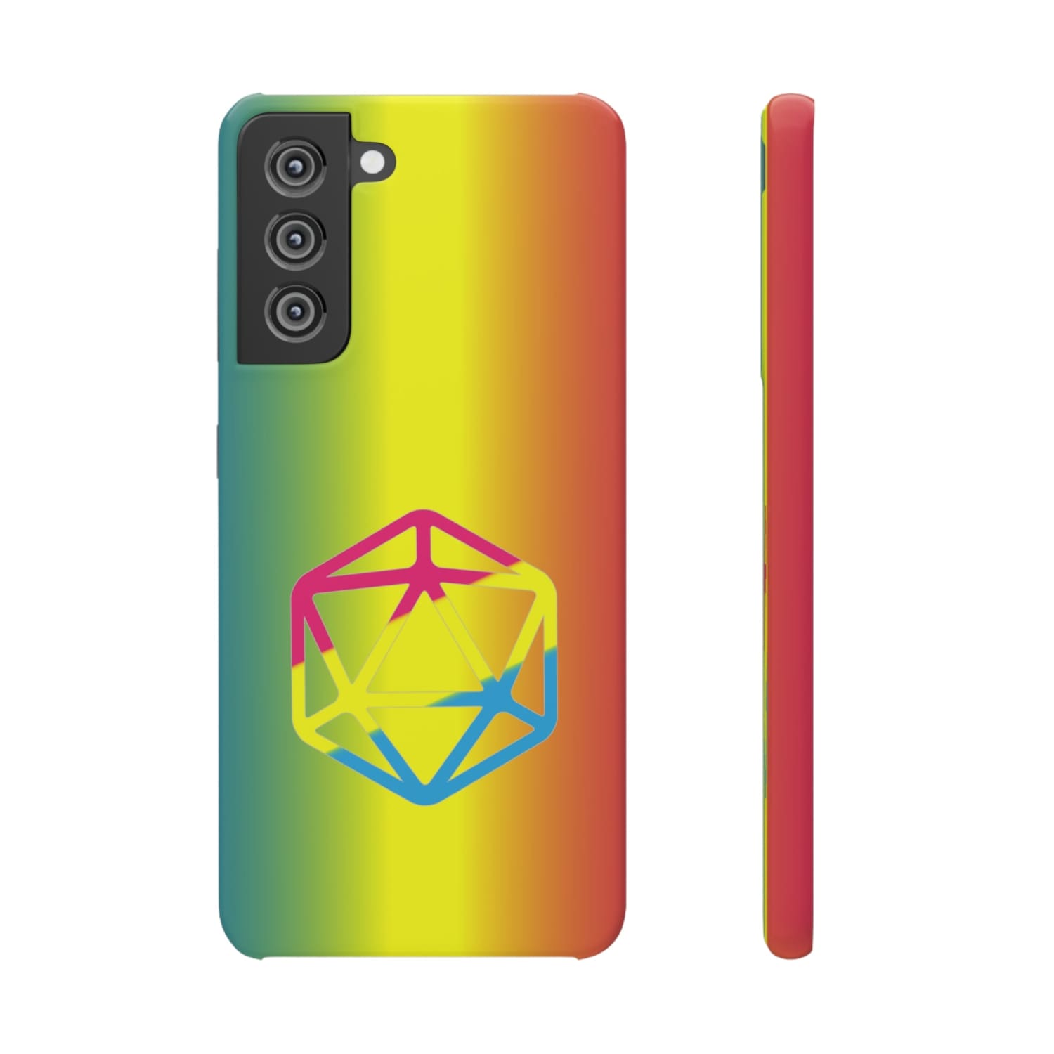 D20 Critical Pride Pan Pride PY Snap Phone Case - Samsung Galaxy S21 FE / Glossy - Phone Case