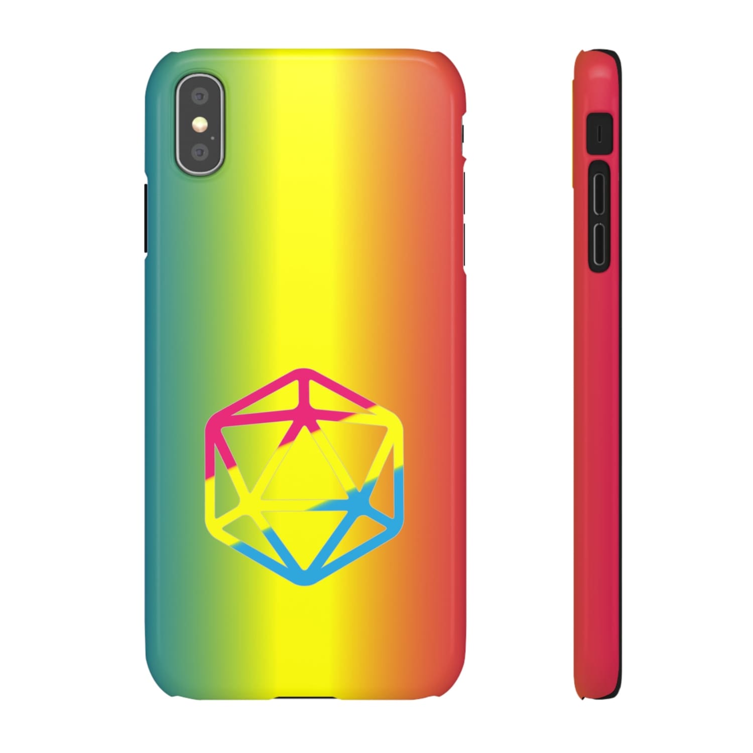 D20 Critical Pride Pan Pride PY Snap Phone Case - iPhone XS MAX / Glossy - Phone Case
