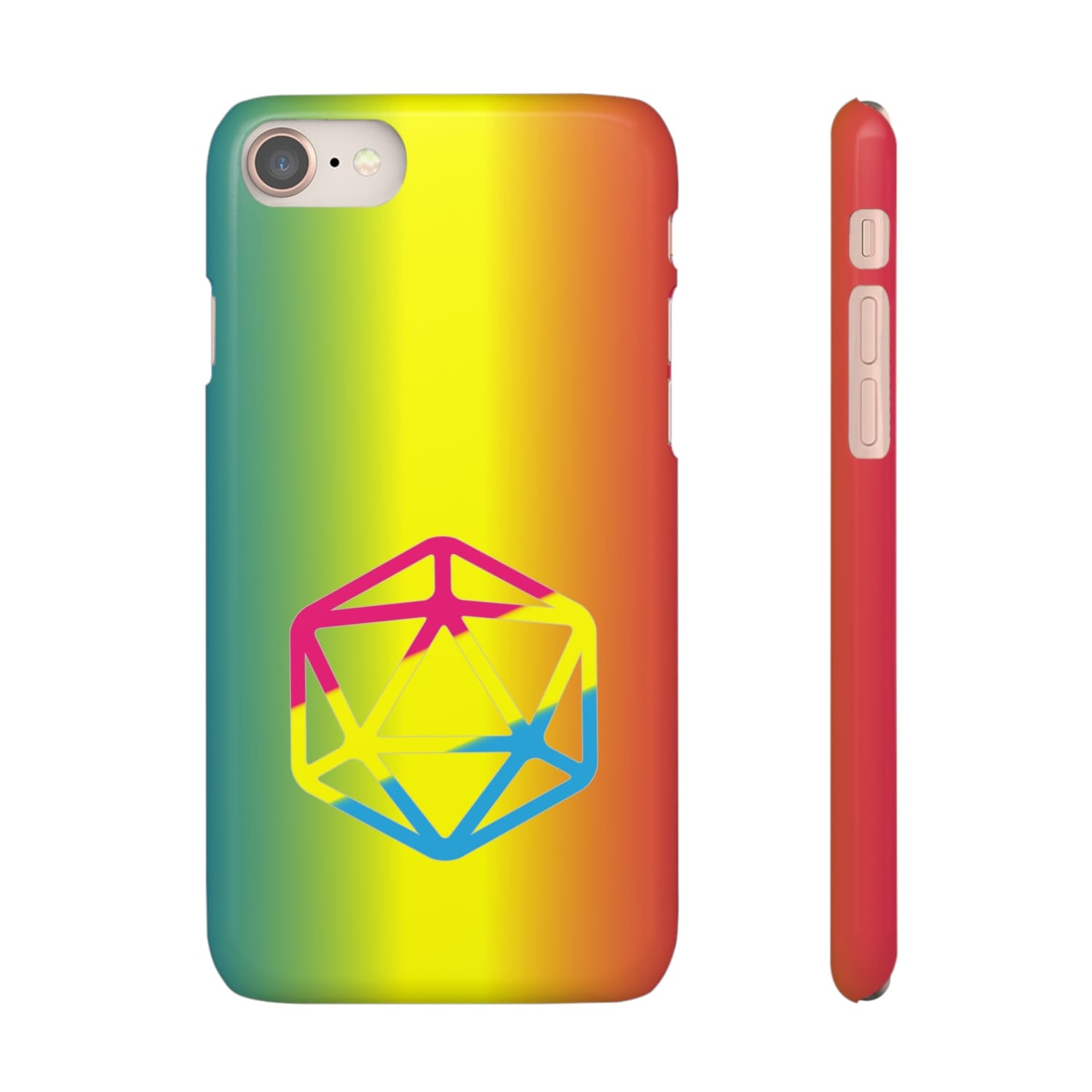 D20 Critical Pride Pan Pride PY Snap Phone Case - iPhone 8 / Glossy - Phone Case