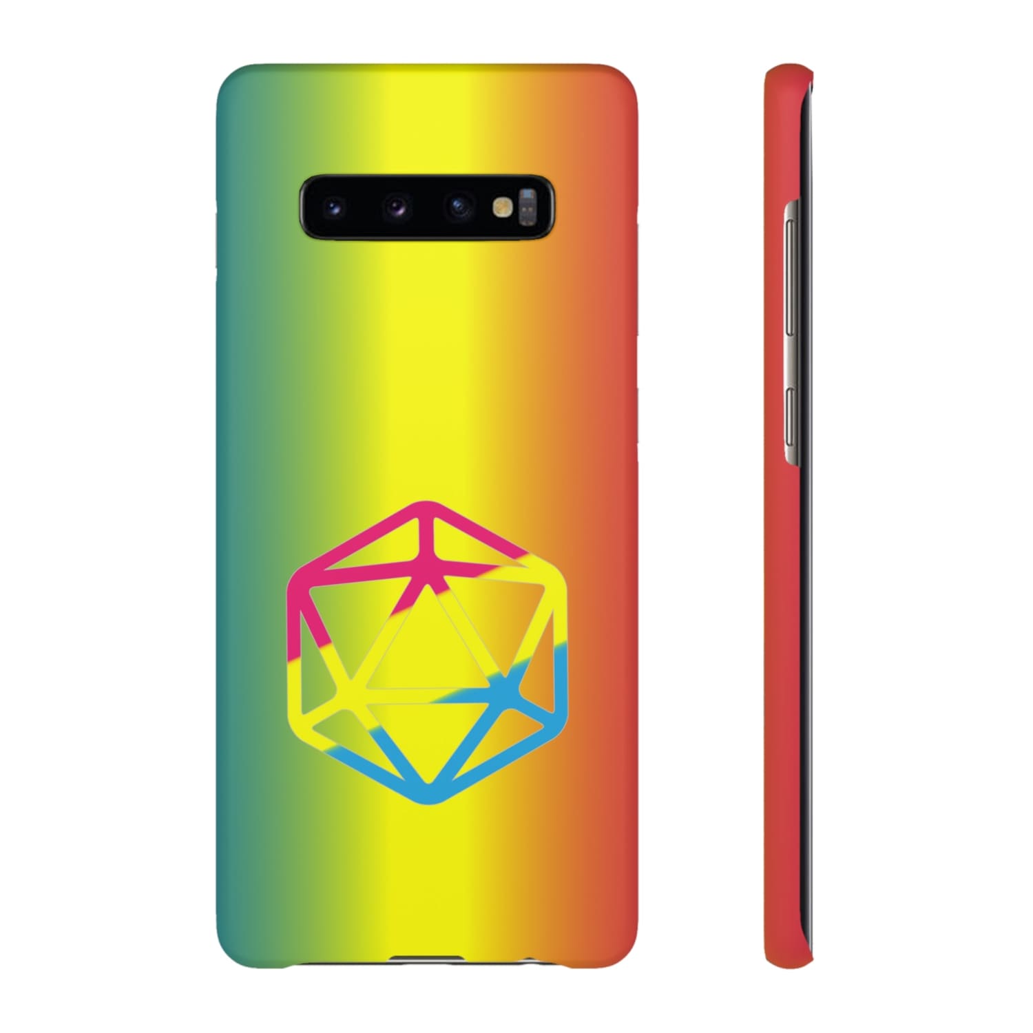 D20 Critical Pride Pan Pride PY Snap Phone Case - Samsung Galaxy S10 Plus / Matte - Phone Case