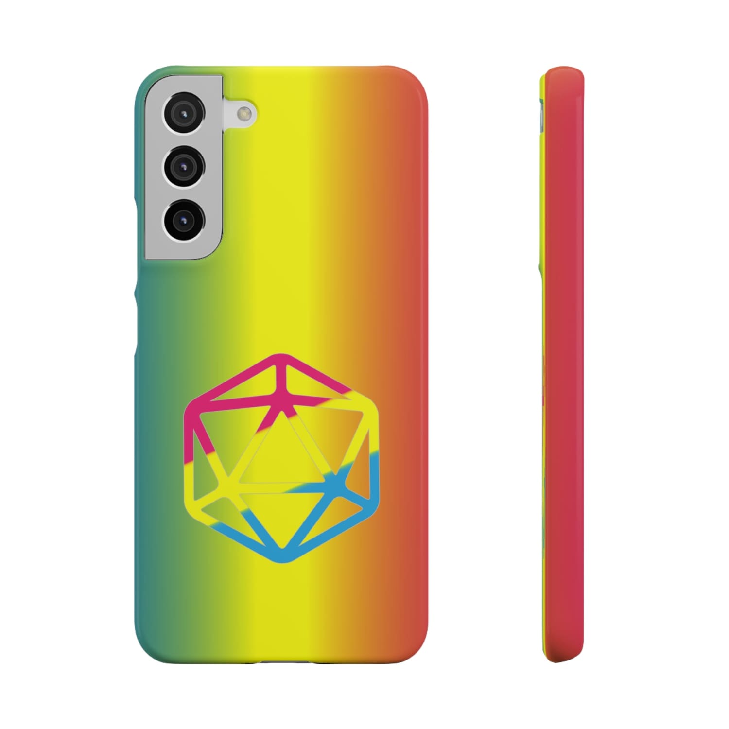 D20 Critical Pride Pan Pride PY Snap Phone Case - Samsung Galaxy S22 Plus / Glossy - Phone Case