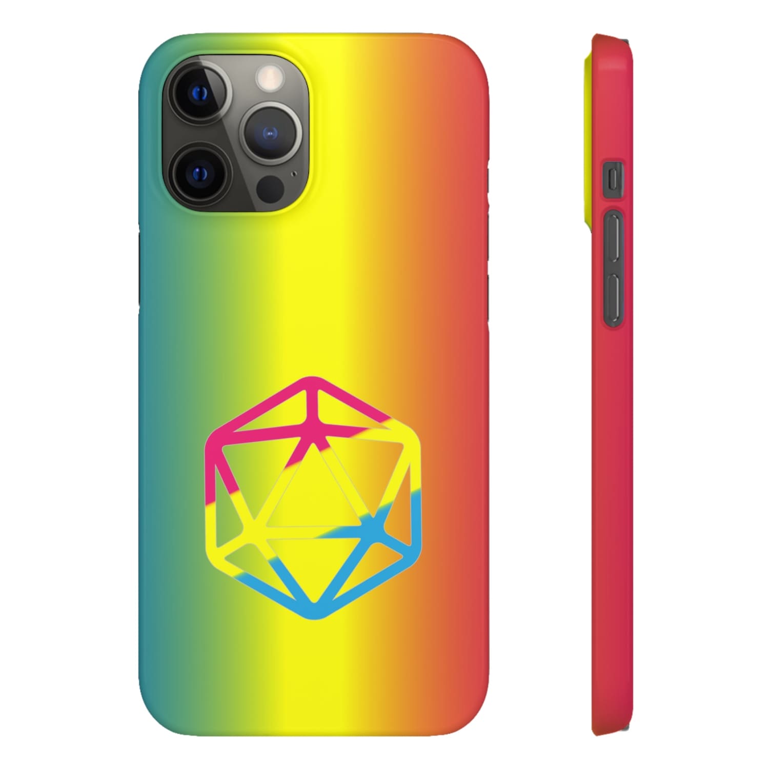 D20 Critical Pride Pan Pride PY Snap Phone Case - iPhone 12 Pro Max / Glossy - Phone Case