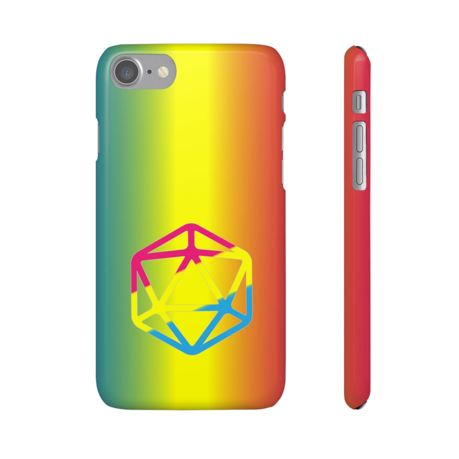 D20 Critical Pride Pan Pride PY Snap Phone Case - iPhone 7 / Glossy - Phone Case