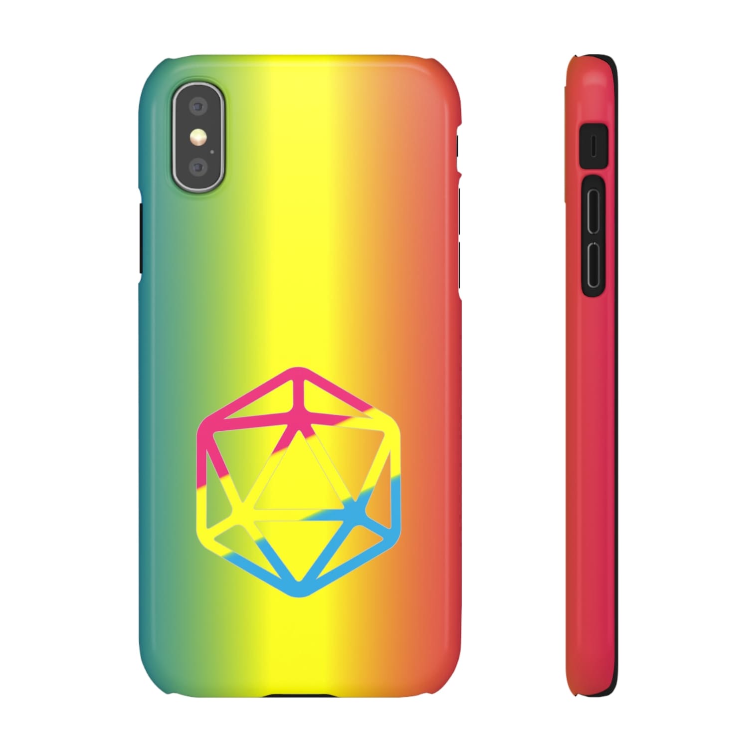 D20 Critical Pride Pan Pride PY Snap Phone Case - iPhone XS / Glossy - Phone Case