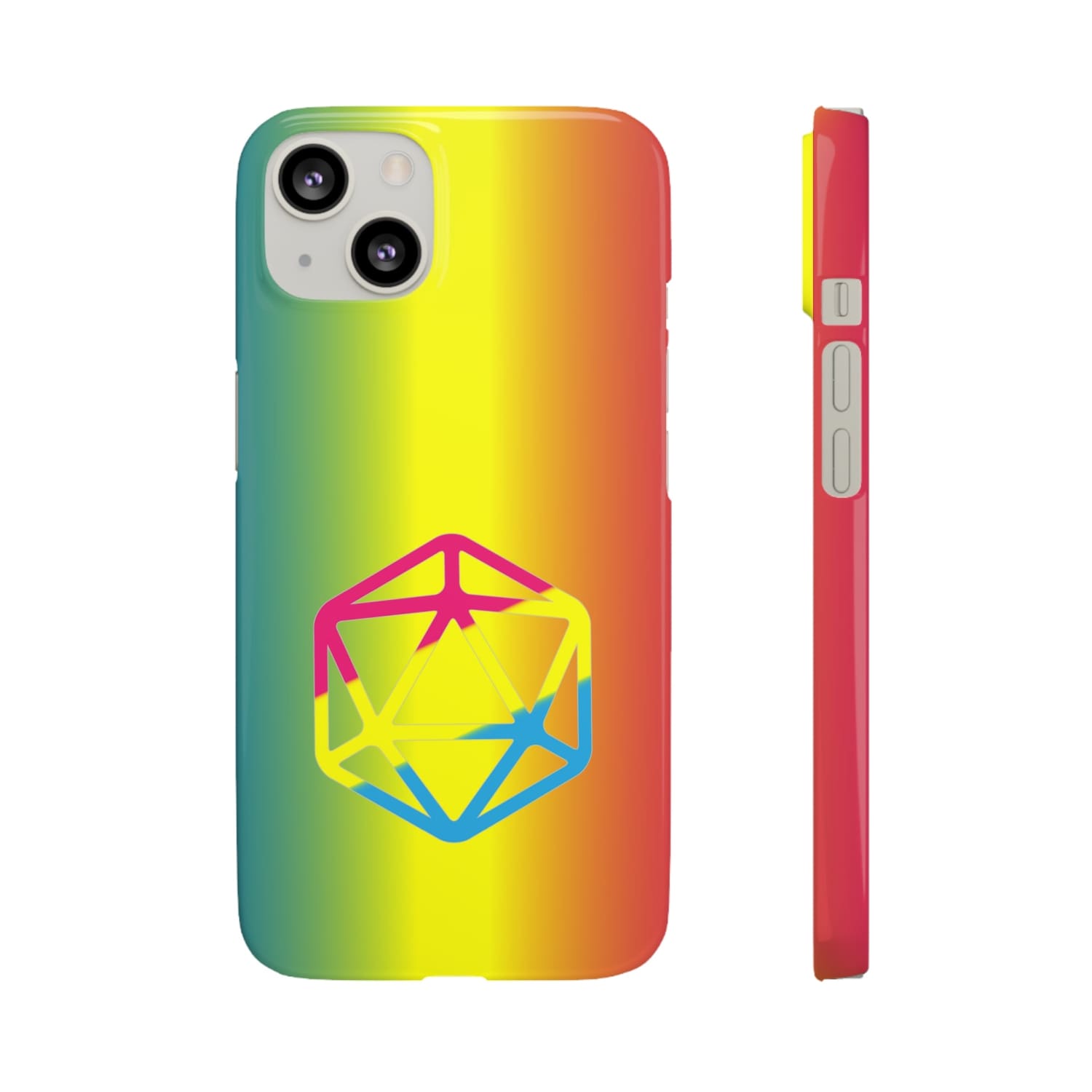 D20 Critical Pride Pan Pride PY Snap Phone Case - iPhone 13 / Glossy - Phone Case