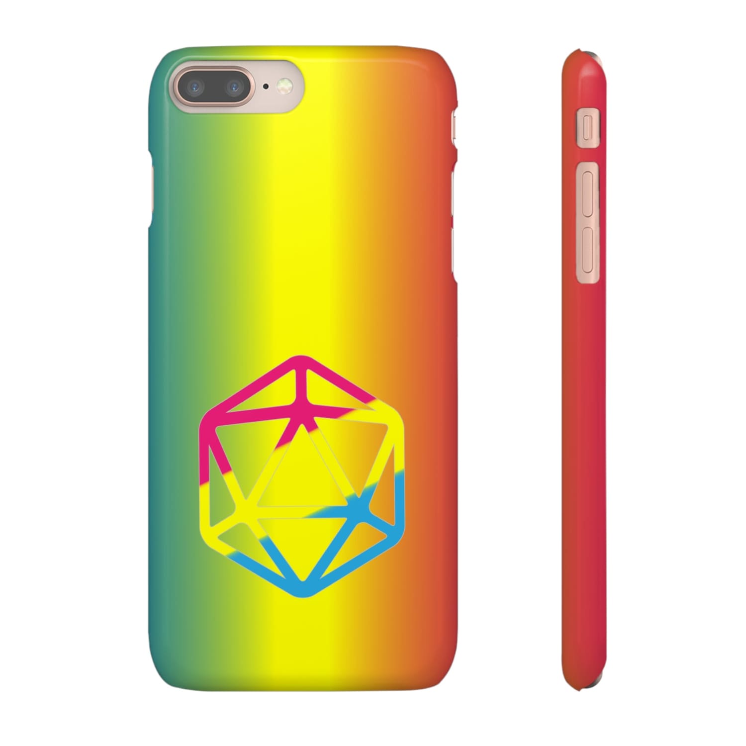 D20 Critical Pride Pan Pride PY Snap Phone Case - iPhone 8 Plus / Glossy - Phone Case