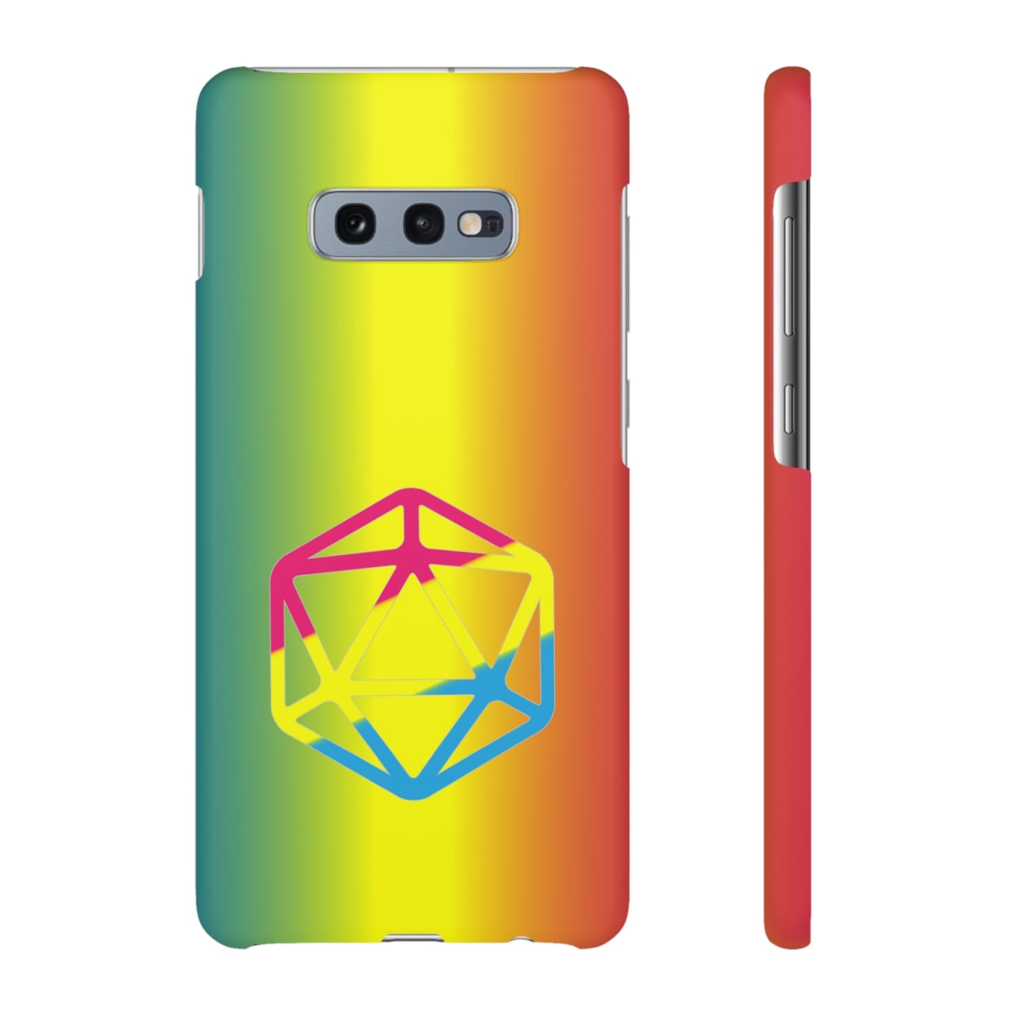 D20 Critical Pride Pan Pride PY Snap Phone Case - Samsung Galaxy S10E / Matte - Phone Case