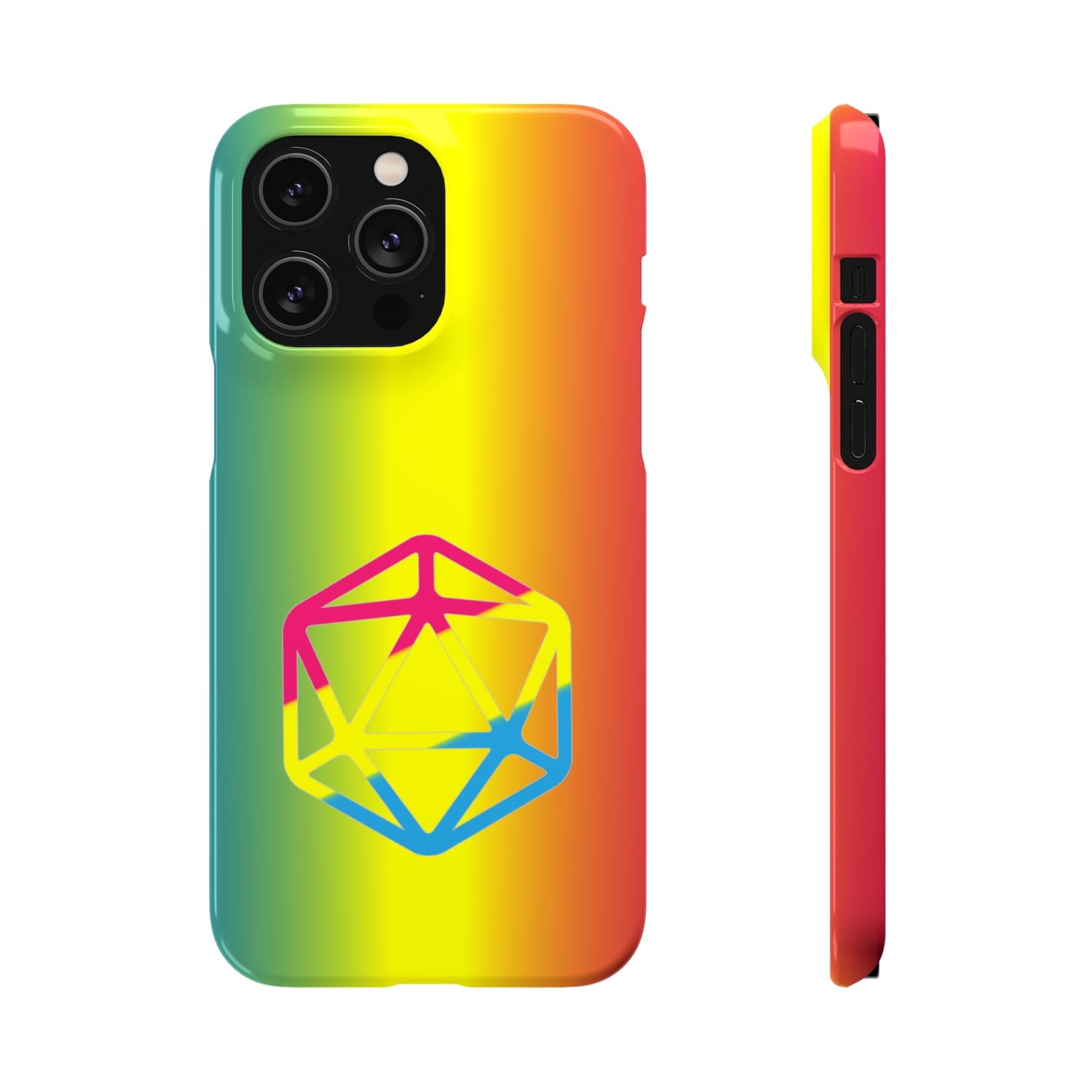 D20 Critical Pride Pan Pride PY Snap Phone Case - iPhone 14 Pro Max / Glossy - Phone Case