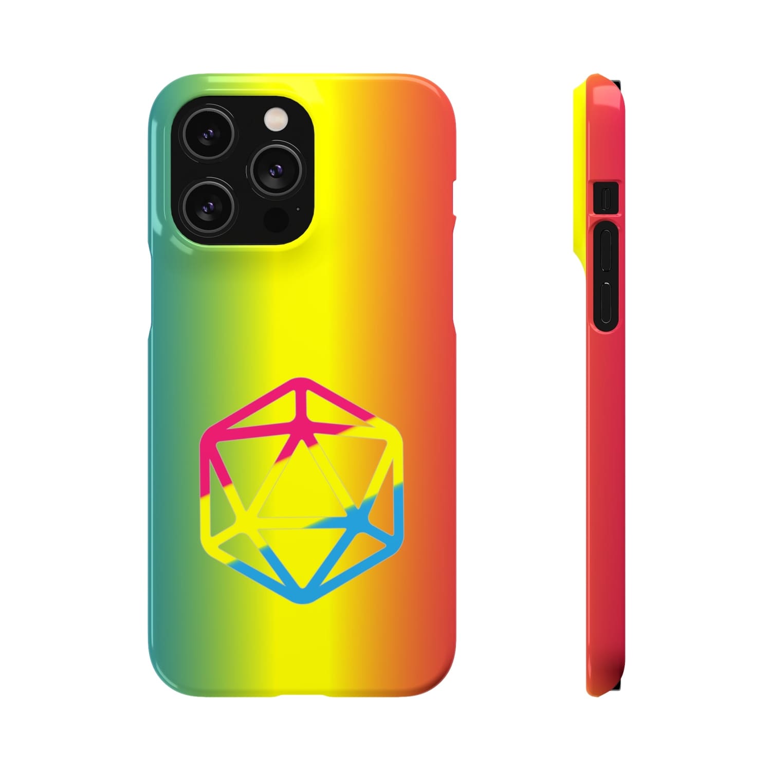 D20 Critical Pride Pan Pride PY Snap Phone Case - iPhone 14 Pro Max / Glossy - Phone Case