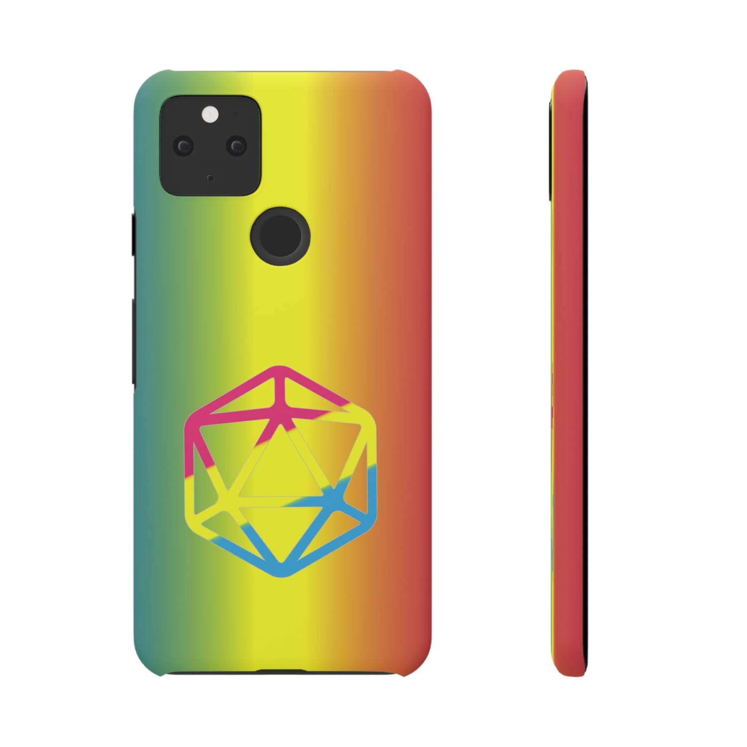 D20 Critical Pride Pan Pride PY Snap Phone Case - Google Pixel 5 5G / Matte - Phone Case