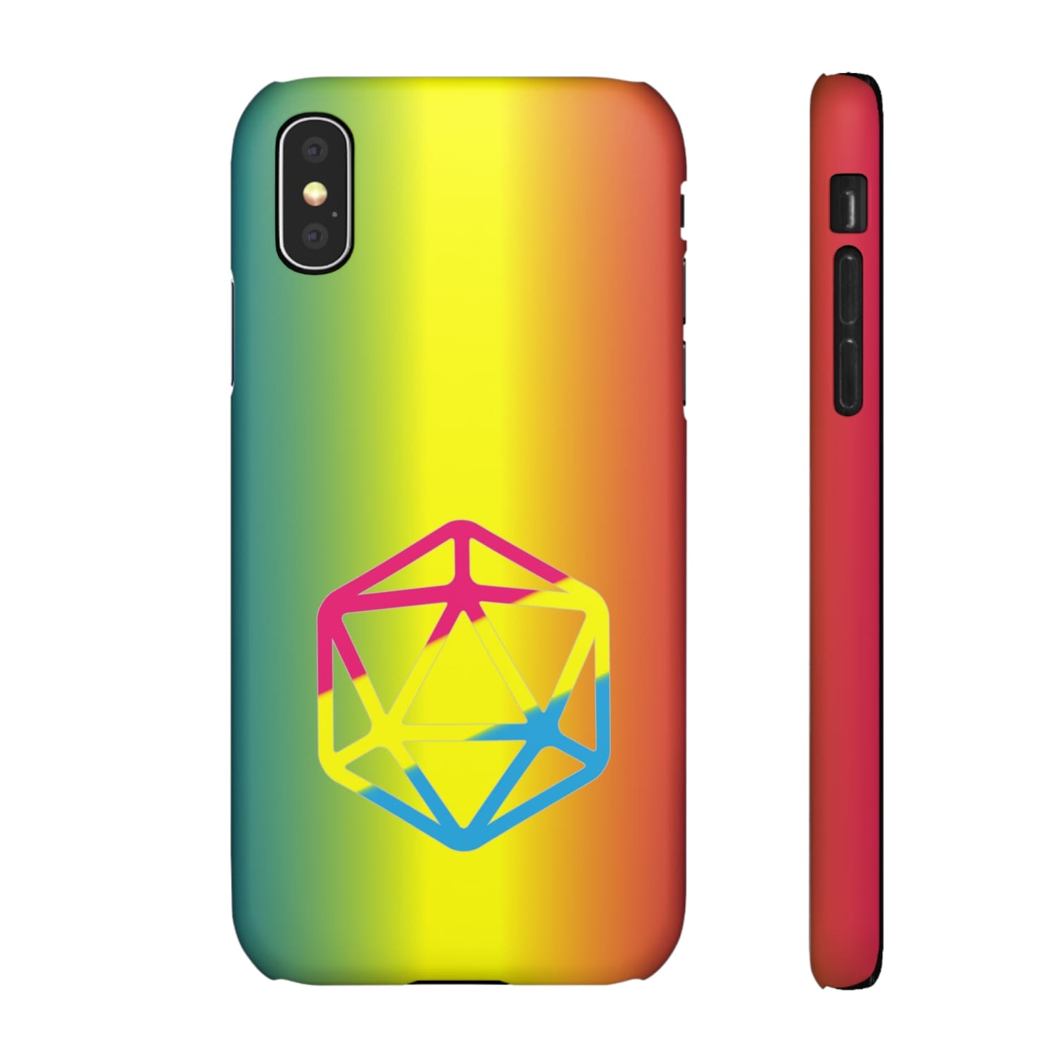 D20 Critical Pride Pan Pride PY Snap Phone Case - iPhone X / Matte - Phone Case
