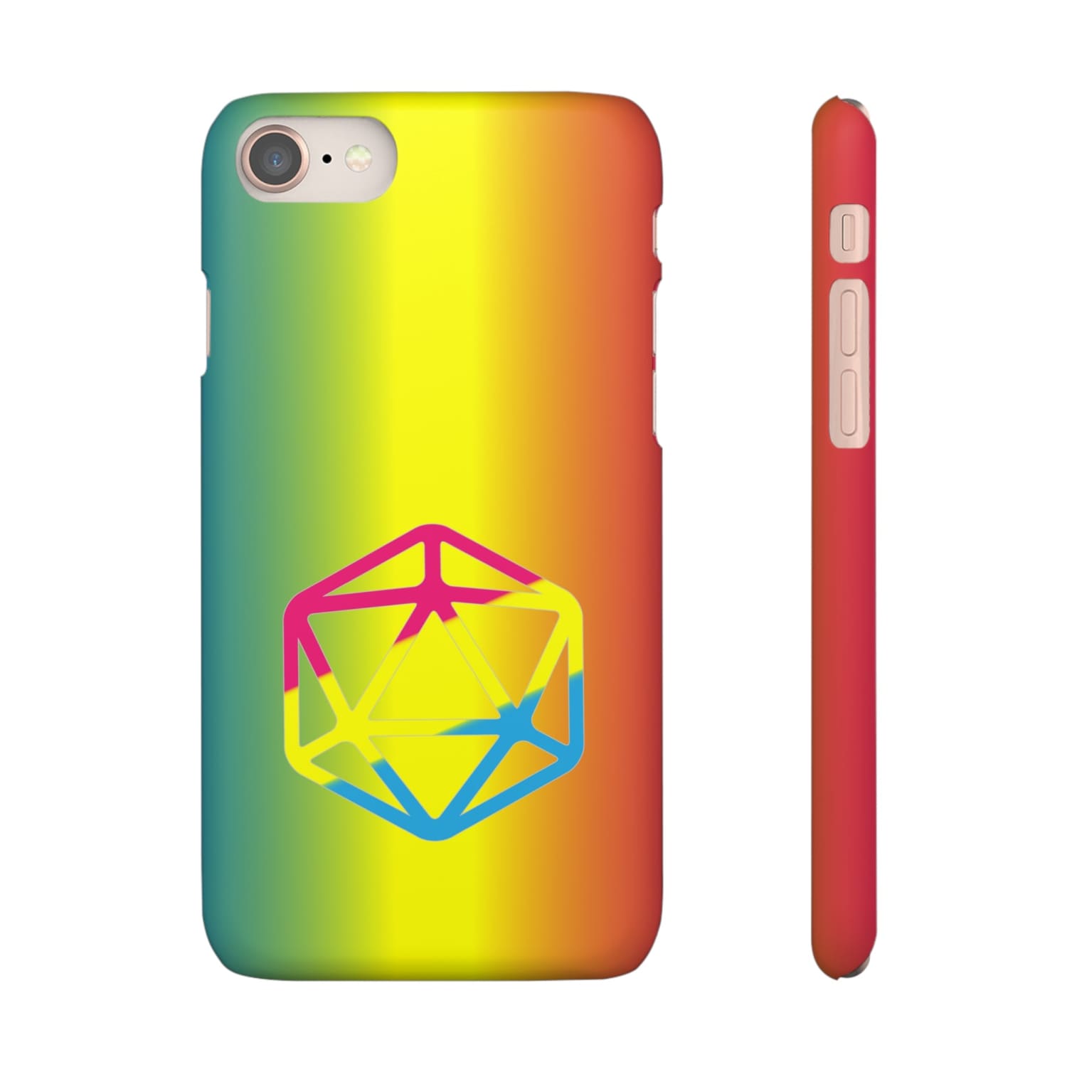 D20 Critical Pride Pan Pride PY Snap Phone Case - iPhone 8 / Matte - Phone Case