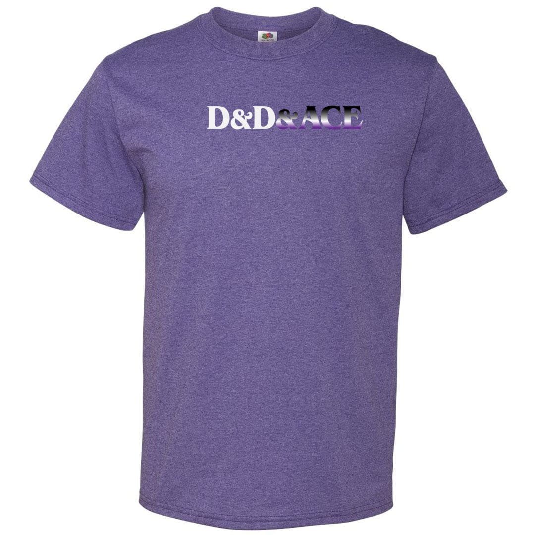 D&D&Ace Unisex Classic Tee - Retro Heather Purple / S