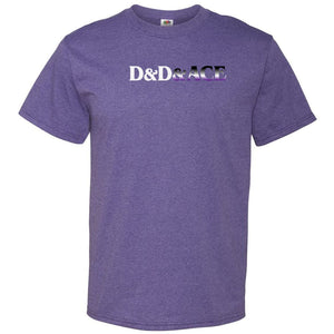 D&D&Ace Unisex Classic Tee - Retro Heather Purple / S