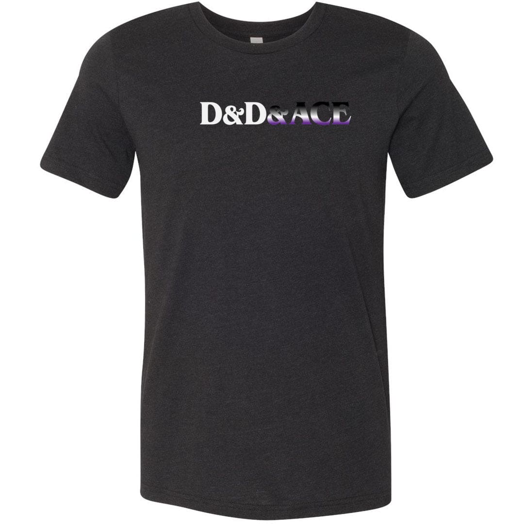 D&D&Ace Unisex Premium Tee - Black Heather / XS