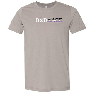 D&D&Ace Unisex Premium Tee - Heather Stone / XS