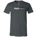 D&D&Ace Unisex Premium V-Neck Tee - Asphalt / S
