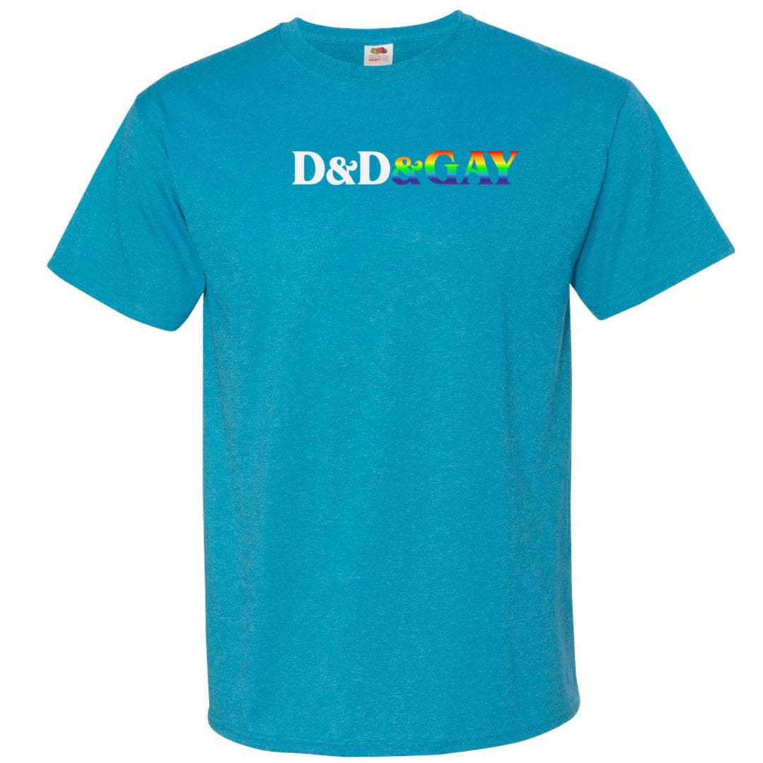 D&D&GAY Unisex Classic Tee - Turquoise Heather / S