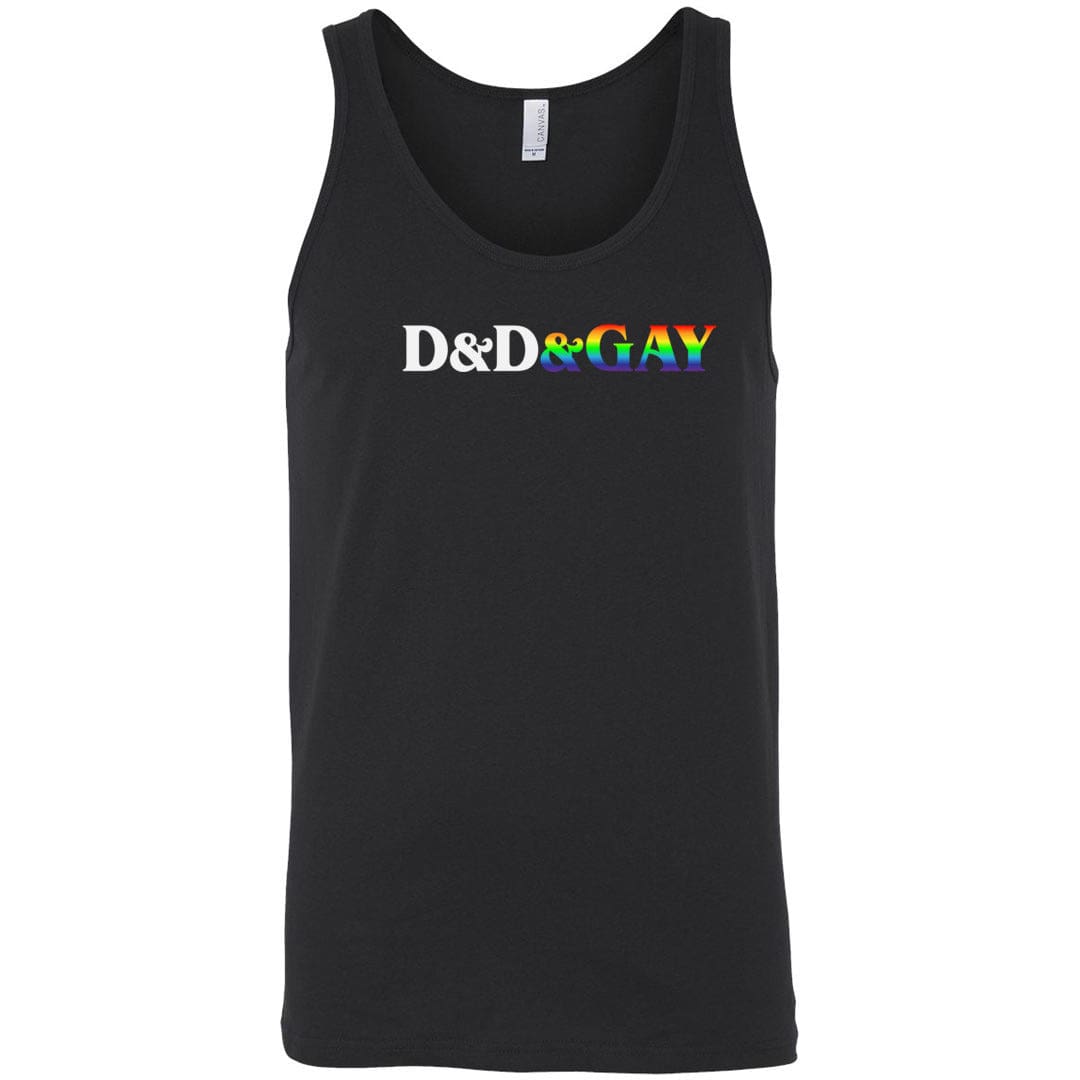 D&D&GAY Unisex Premium Tank - Black / S