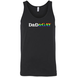 D&D&GAY Unisex Premium Tank - Black / S