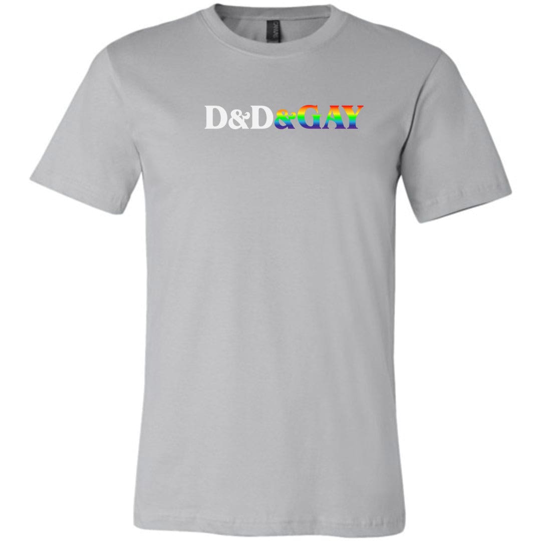 D&D&GAY Unisex Premium Tee - Silver / XS