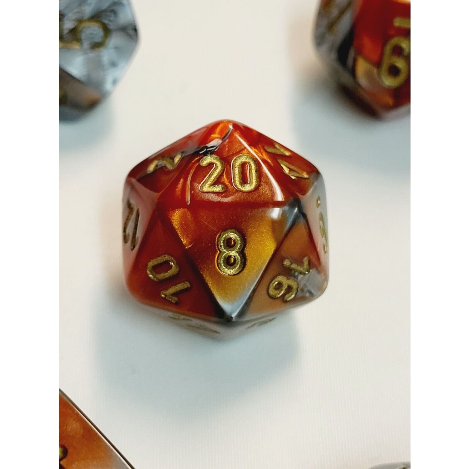 Dice Set - Silvery Heat - Dice Set