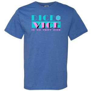 Dice Vice Unisex Classic Tee - Retro Heather Royal / S