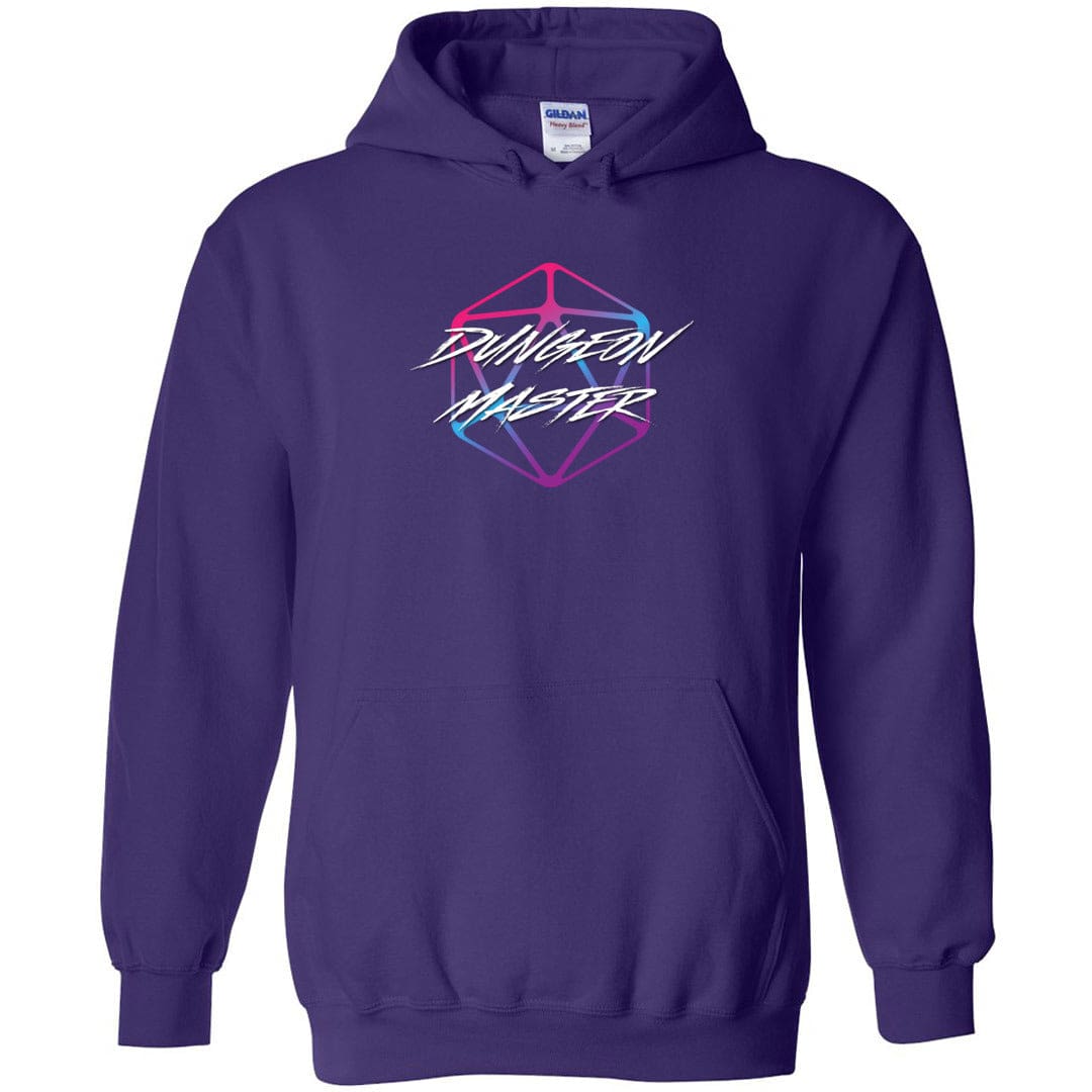 Dungeon Master DM Retro Unisex Pullover Hoodie - Purple / S