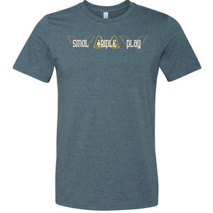 Duval Smol Triple Play Unisex Premium Tee - Heather Slate / XS