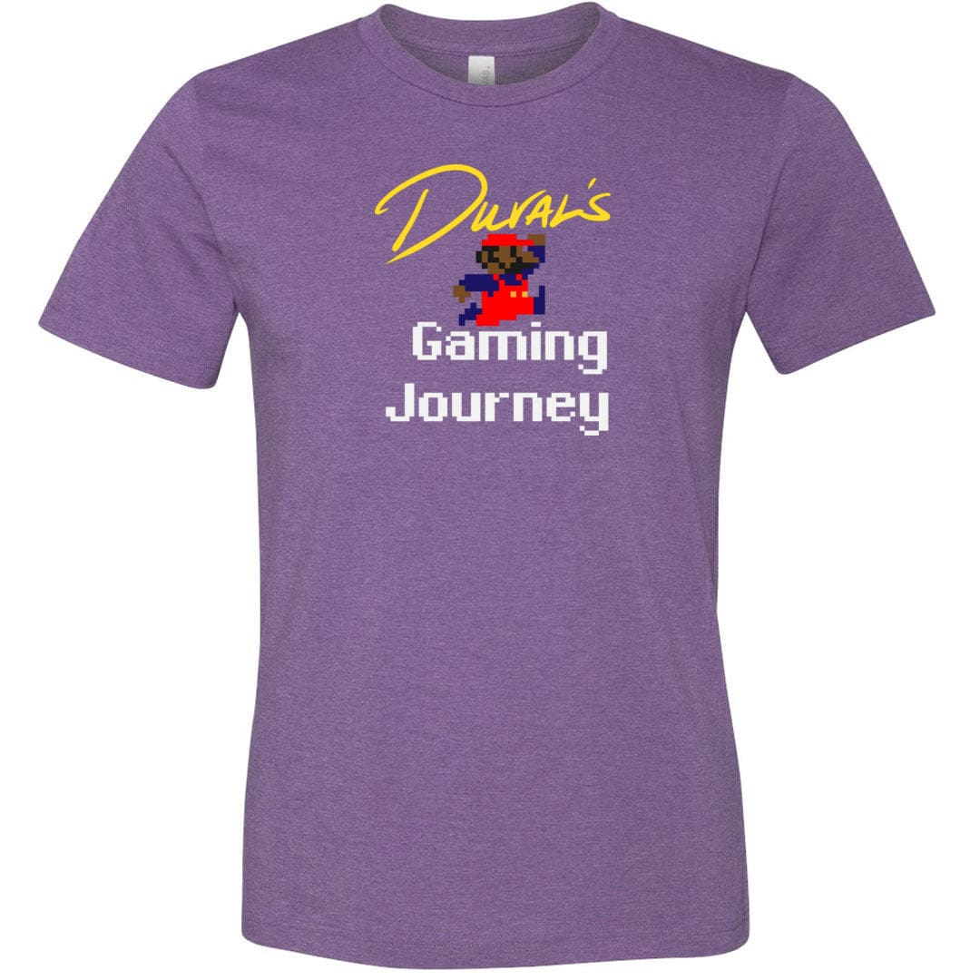 Duval’s Gaming Journey Mario Unisex Premium Tee - Heather Team Purple / XS