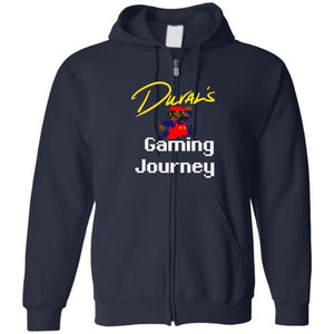 Duval’s Gaming Journey Mario Unisex Zip Hoodie - Navy / S