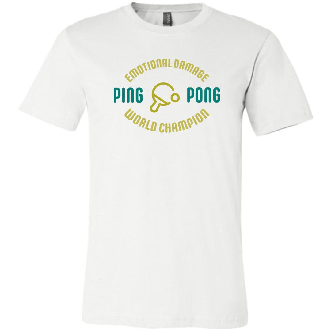 Emotional Damage Ping Pong World Champion Alt Unisex Premium Tee - White / XS