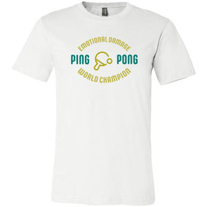 Emotional Damage Ping Pong World Champion Alt Unisex Premium Tee - White / XS