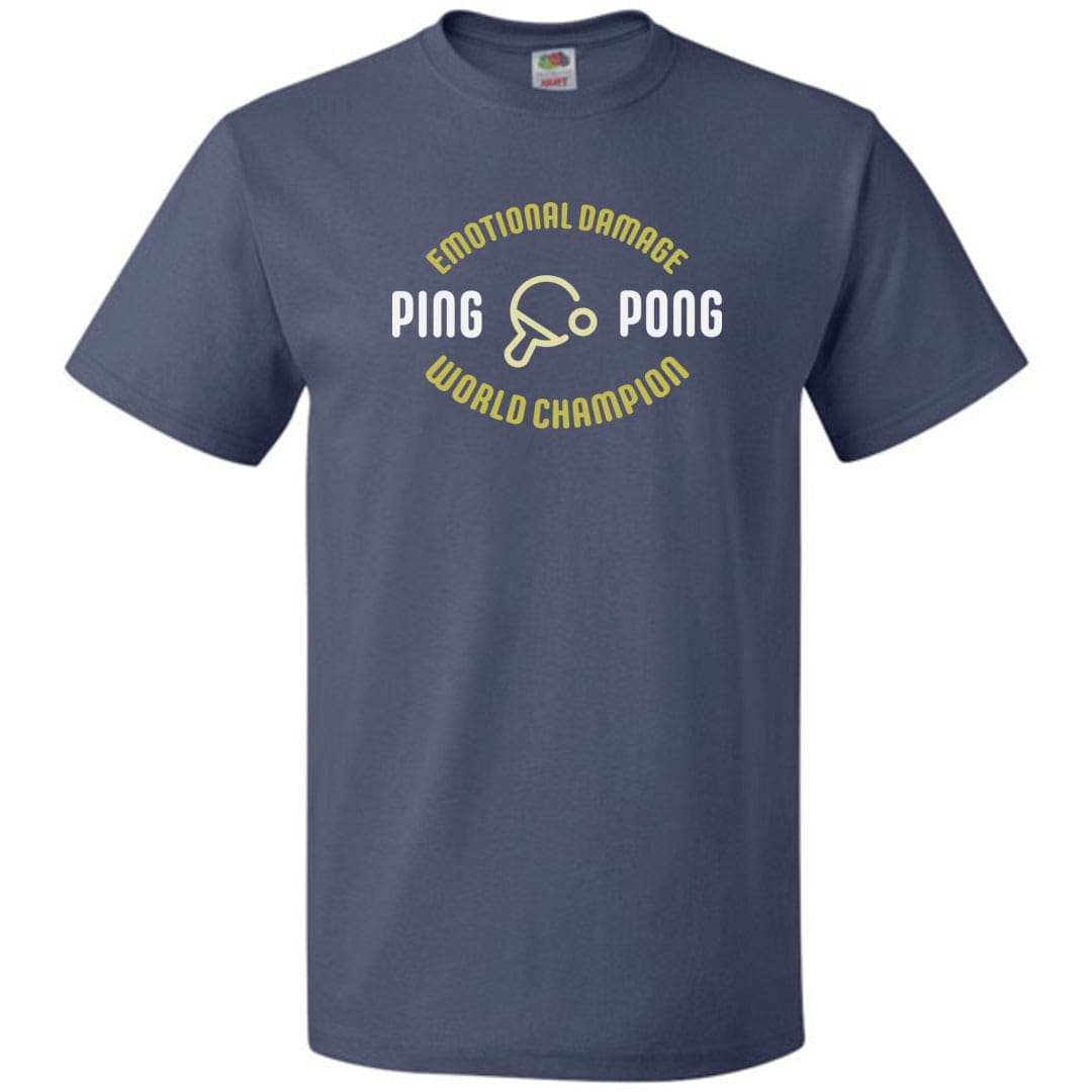Emotional Damage Ping Pong World Champion Unisex Classic Tee - Denim / S