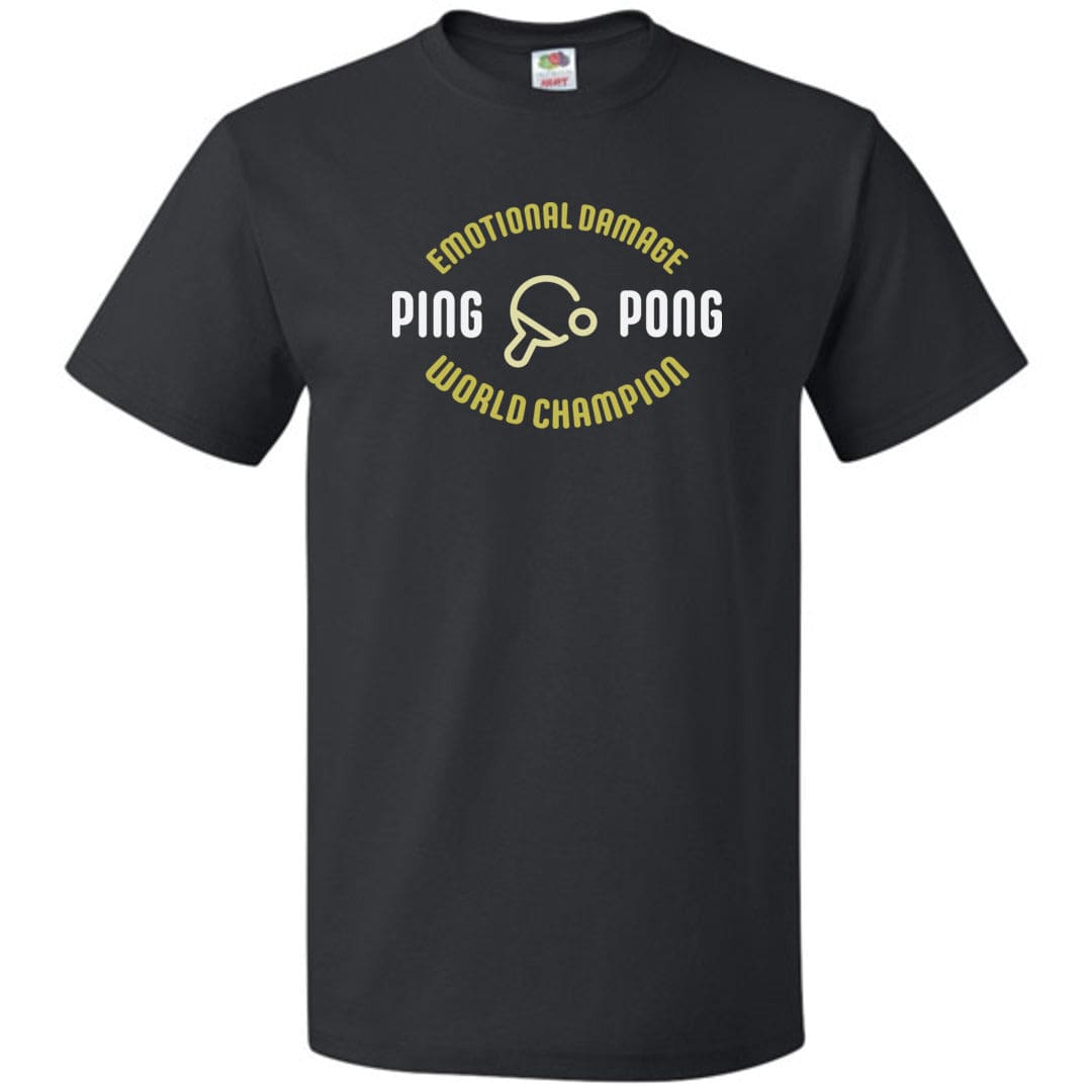Emotional Damage Ping Pong World Champion Unisex Classic Tee - Black / S