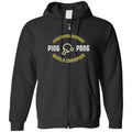 Emotional Damage Ping Pong World Champion Unisex Zip Hoodie - Black / S