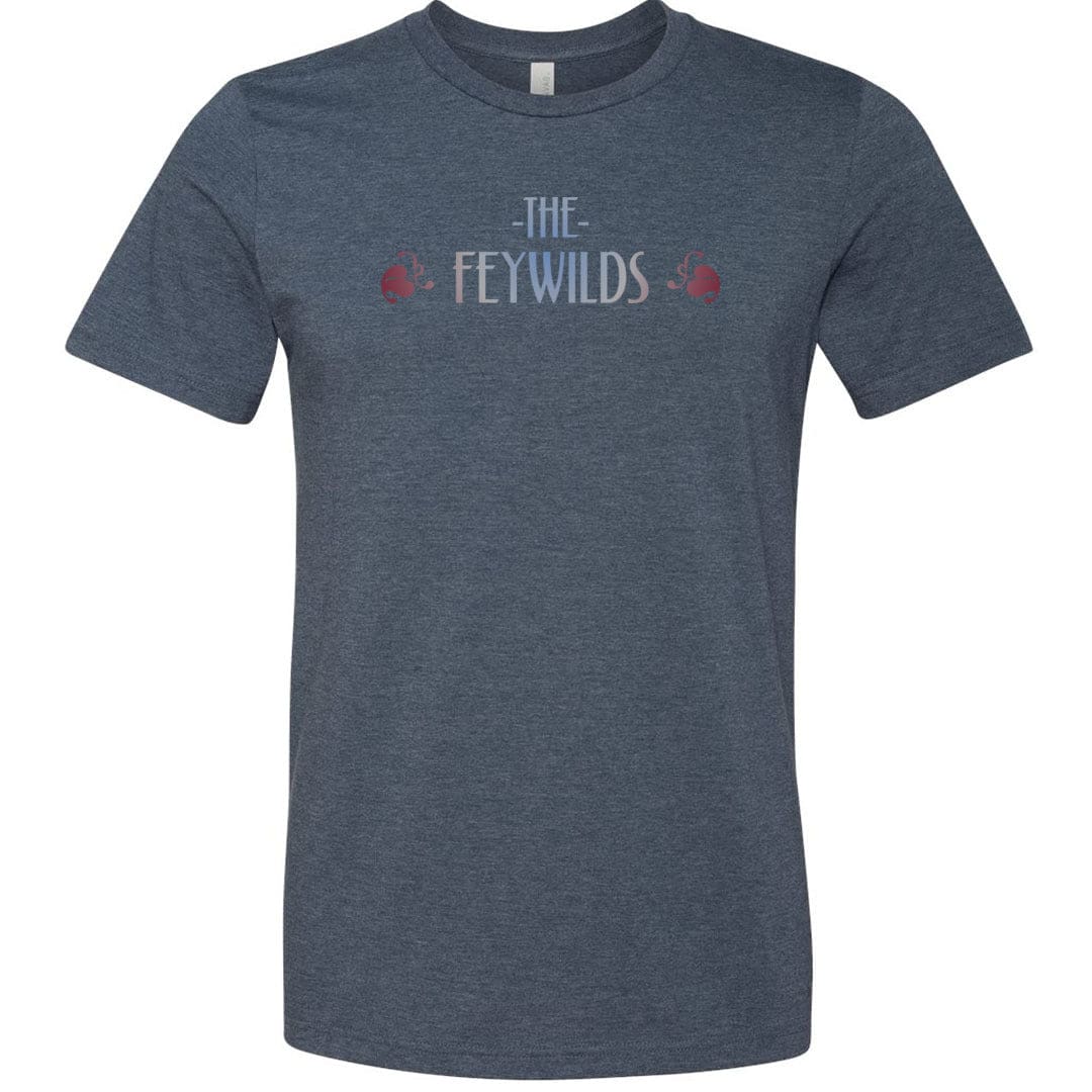 Feywilds Winter Court Unisex Premium Tee - Heather Navy / XS