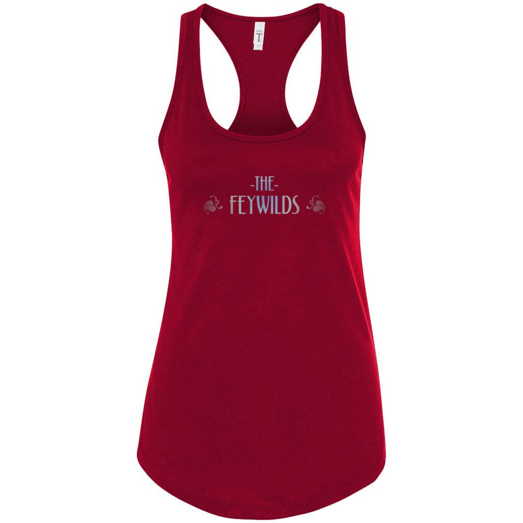 Feywilds Winter Court Womens Premium Racerback Tank - Scarlet / S