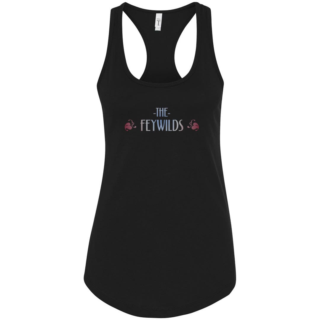 Feywilds Winter Court Womens Premium Racerback Tank - Black / XS