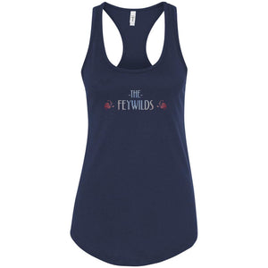 Feywilds Winter Court Womens Premium Racerback Tank - Midnight Navy / S