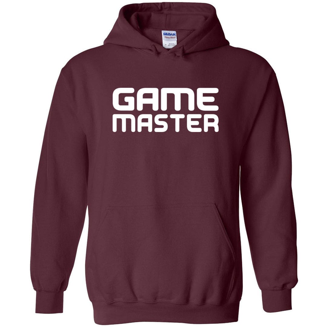 Game Master GM Modern Unisex Pullover Hoodie - Maroon / S