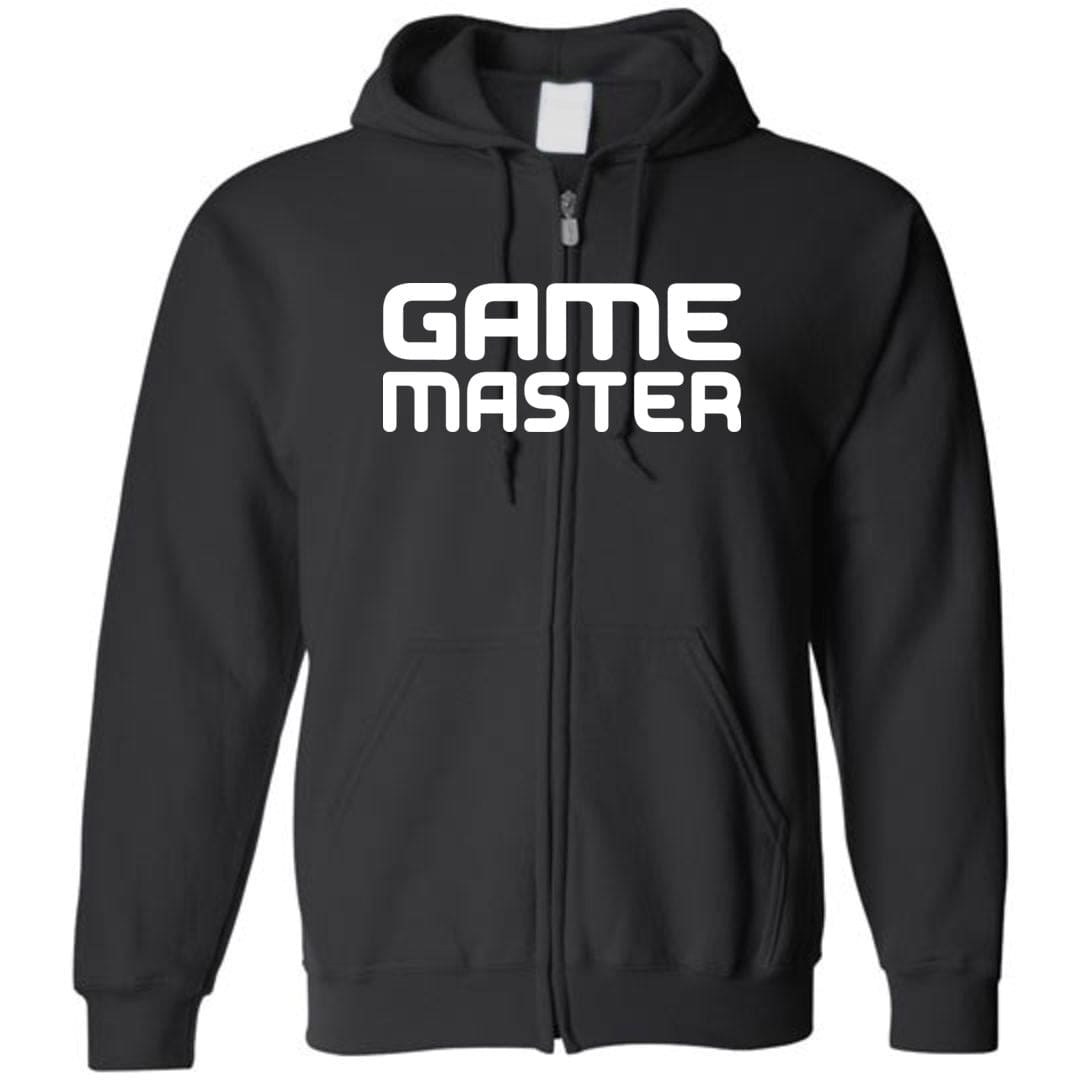 Game Master GM Modern Unisex Zip Hoodie - Black / S